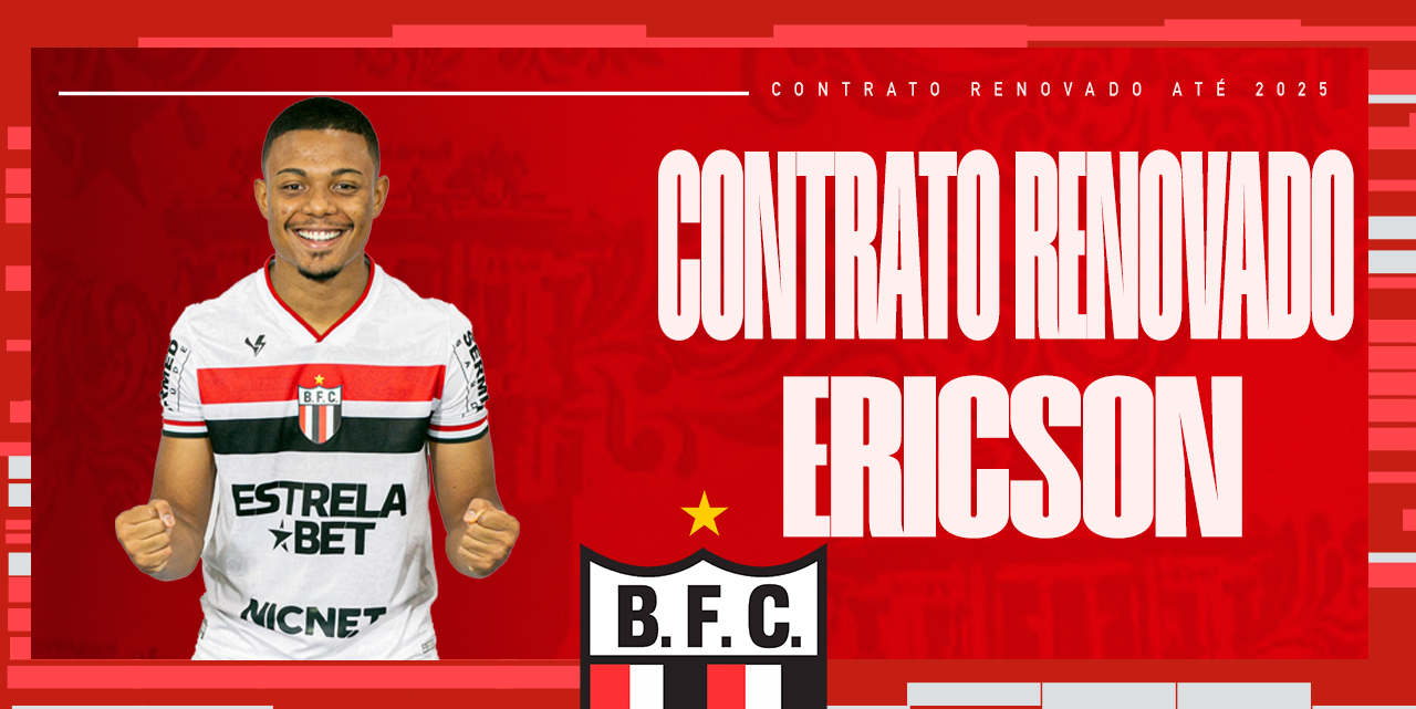 Botafogo renova o contrato com o zagueiro Ericson por dois anos - Botafogo  Futebol SA